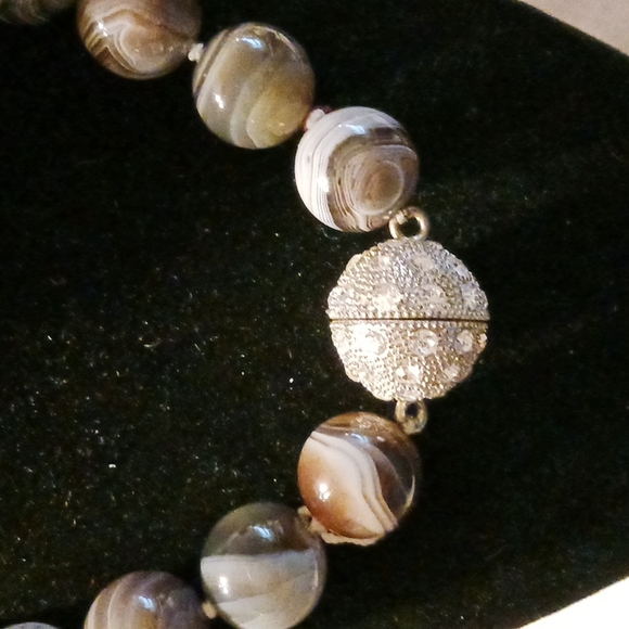 Vintage Botswana Agate necklace - Picture 3 of 6